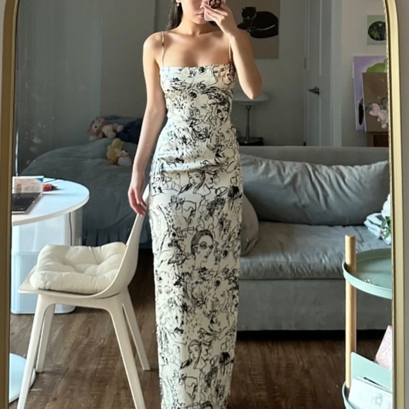 Reformation Frankie Silk Dress NWT - Size 0 - Picture 1 of 16